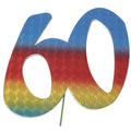 Jubiläumszahl 60, bunt  2514060