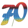 Jubiläumszahl 70, bunt  2514070