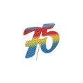 Jubiläumszahl 75, bunt  2514075