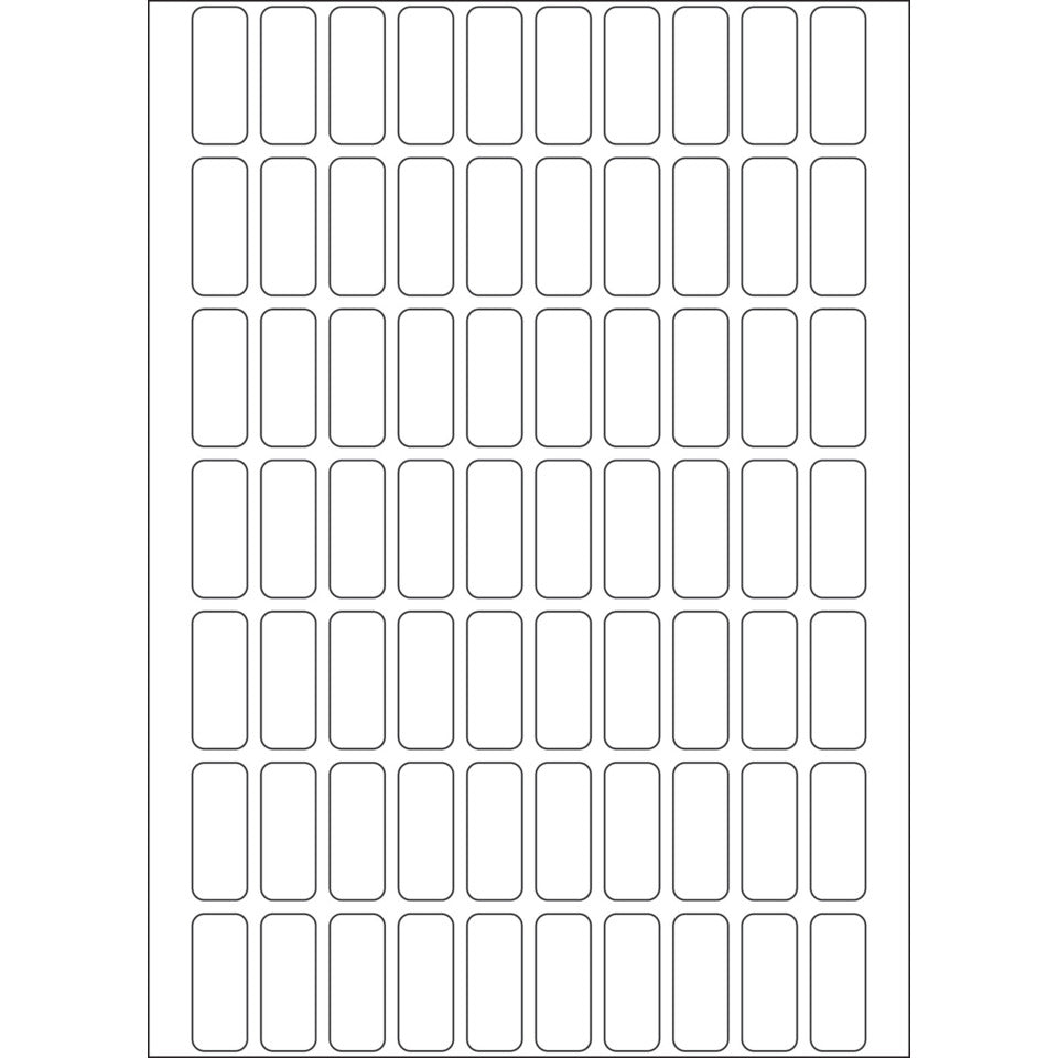Etiketten permanent, 8x20mm, 2240 Stück, weiß HERMA 2320 HERMA 2320 permanent haftend