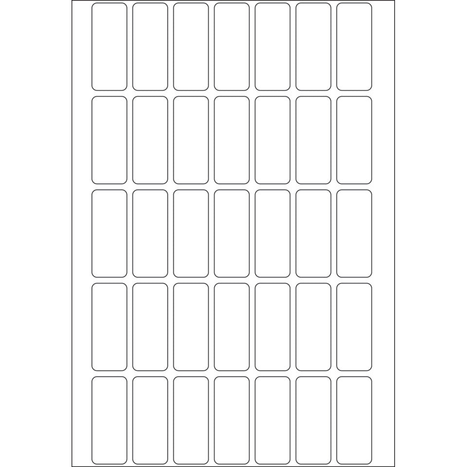Etiketten permanent, 12x30mm, 1120 Stück, weiß HERMA 2350 HERMA 2350 permanent haftend