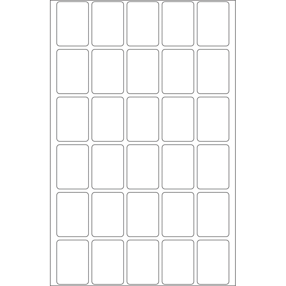 Etiketten permanent, 19x27mm, 960 Stück, weiß HERMA 2390 HERMA 2390 permanent haftend
