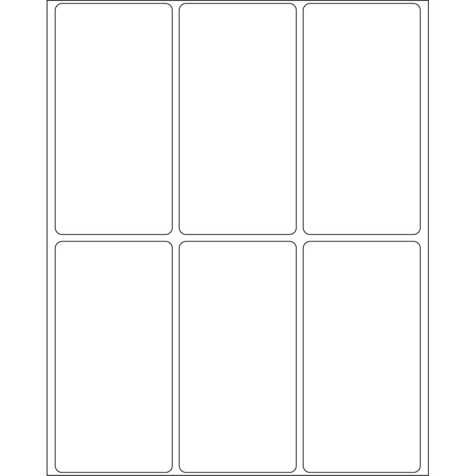 Etiketten permanent, 34x67mm, 192 Stück, weiß HERMA 2480 HERMA 2480 permanent haftend