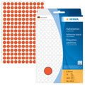 Etiketten permanent, Ø8mm, 5632 Stück, rot HERMA 2212 HERMA 2212 Farbpunkte
