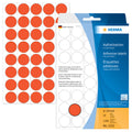 Etiketten permanent, Ø19mm, 1280 Stück, rot HERMA 2252 HERMA 2252 1280 Stück permanent haftend
