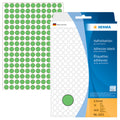 Etiketten permanent, Ø8mm, 5632 Stück, grün HERMA 2215 HERMA 2215 Farbpunkte