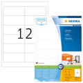 Etiketten Premium permanent, 97x42,3mm, 2400 Stück, weiß HERMA 4623 HERMA 4623 2400 Stück permanend haftend