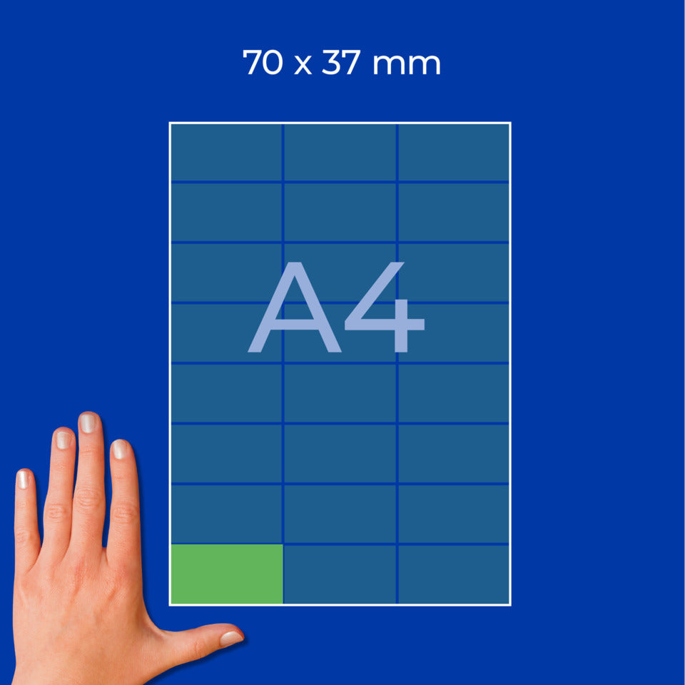 Universaletiketten, 70x37mm, 2400 Stück, grün AVERY ZWECKFORM 3450 ZWECKFORM 3450 2400ST