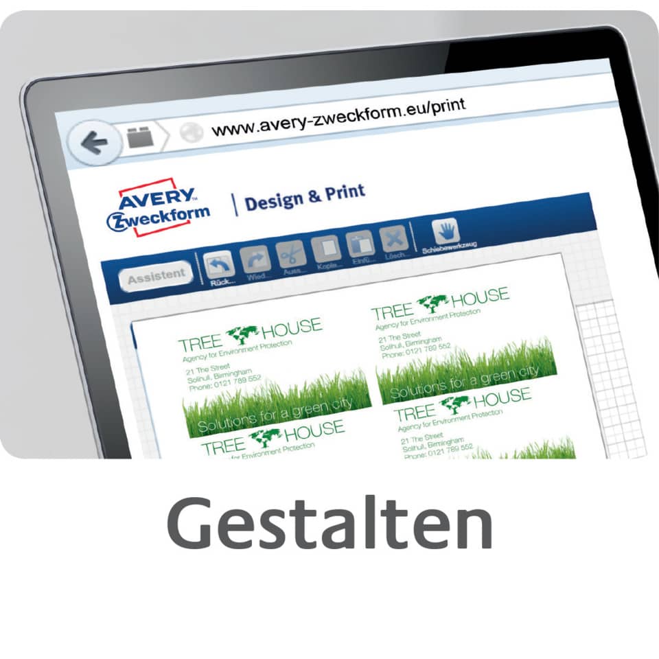 Visitenkarten Premium, 85x54mm, 260g/m², 200 Stück, weiß AVERY ZWECKFORM C32015-25 ZWECKFORM C32015-25 85x54mm 260g