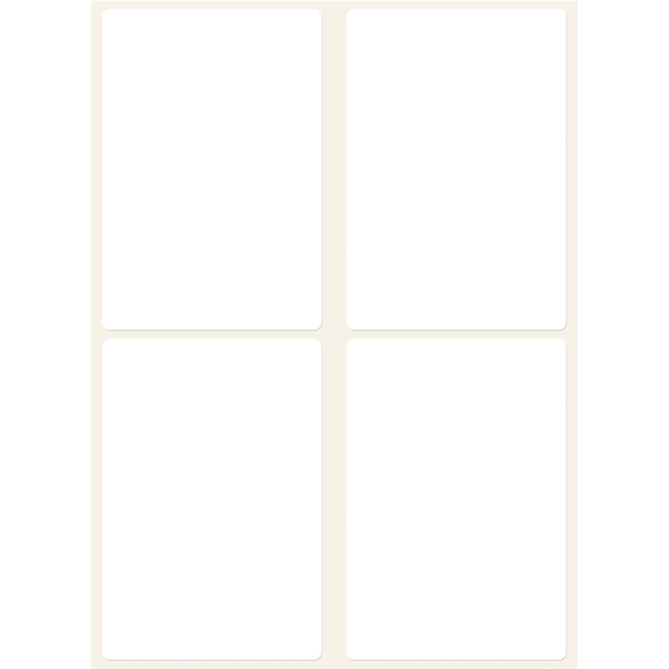 Vielzwecketiketten, 80x54mm, 112 Stück, weiß AVERY ZWECKFORM 3330