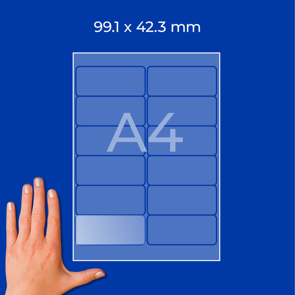 Adress-Etiketten, 99,1 x 42,3 mm, 300 Stück, transparent AVERY ZWECKFORM L4772-25 ZWECKFORM L4772-25  300St