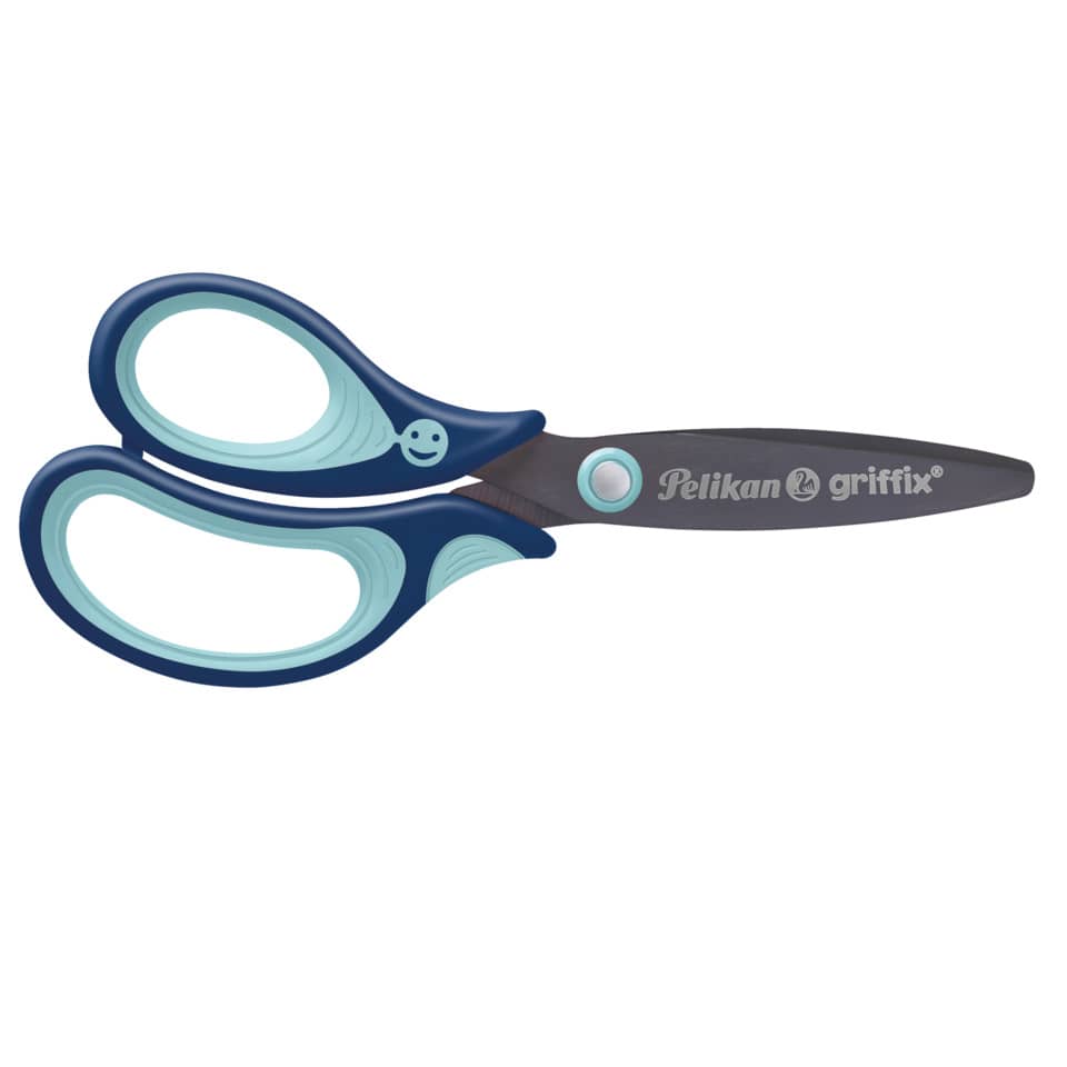 Schulschere griffix® links, 14cm, blau PELIKAN 300008592 PELIKAN 300008592 803656 Links rund