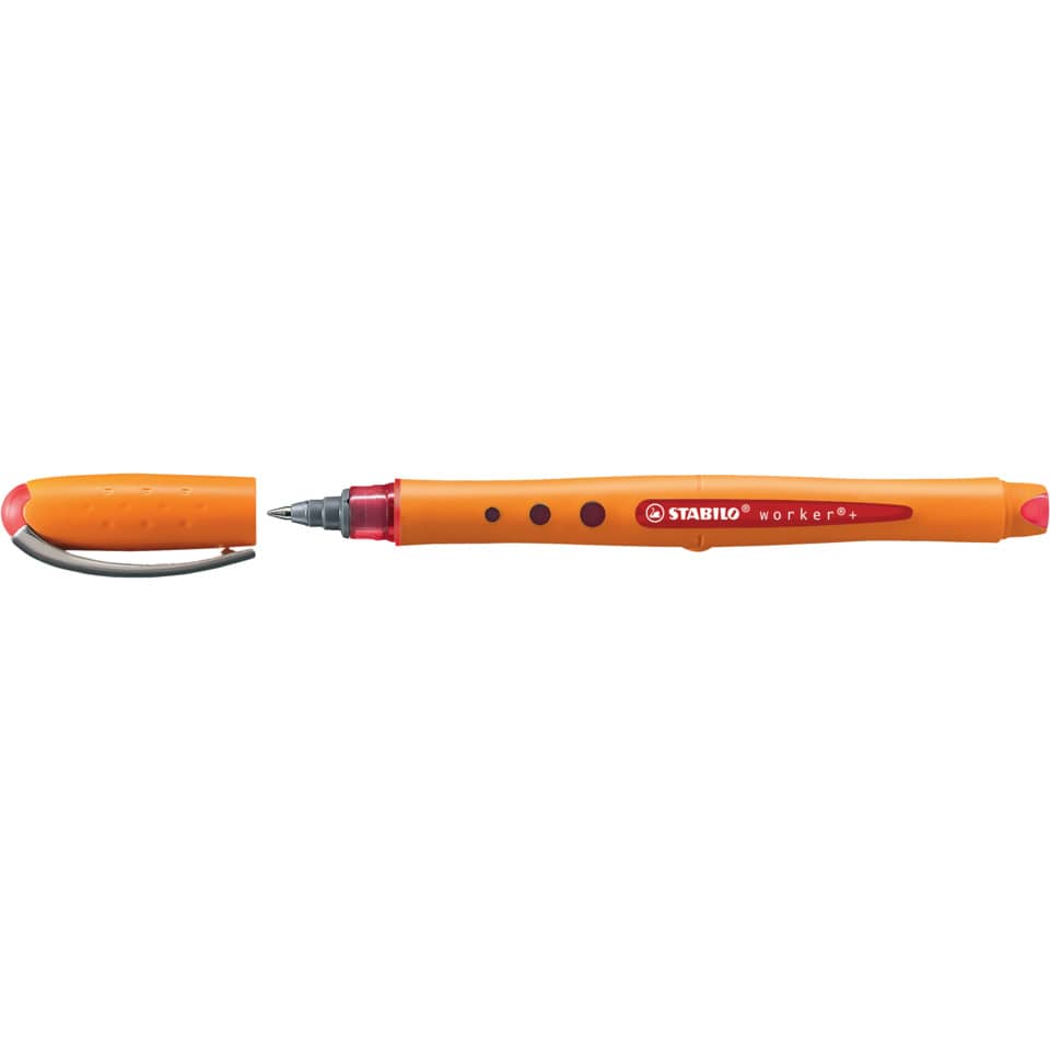 Tintenroller worker®+ fine, 0,3 mm, rot STABILO 2016/40 STABILO 2016/40  0.3mm