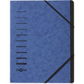 Ordnungsmappe 7 Fächer 1-7 blau PAGNA 40058 02 PAGNA 40058-02  Gummizug