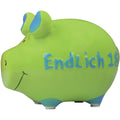 Sparschwein klein "Endlich 18", 12,5 x 9 x 9 cm, Keramik KCG 10026877 KCG 101223 /10026877 Endlich 18