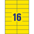 Etiketten farbig, 105x37mm, 1600 Stück, gelb AVERY ZWECKFORM 3455 ZWECKFORM 3455 1600ST