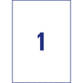 Universaletiketten ablösbar, 210x297mm, 30 Stück, weiß AVERY ZWECKFORM L4735REV-25 ZWECKFORM L4735REV-25 weiß