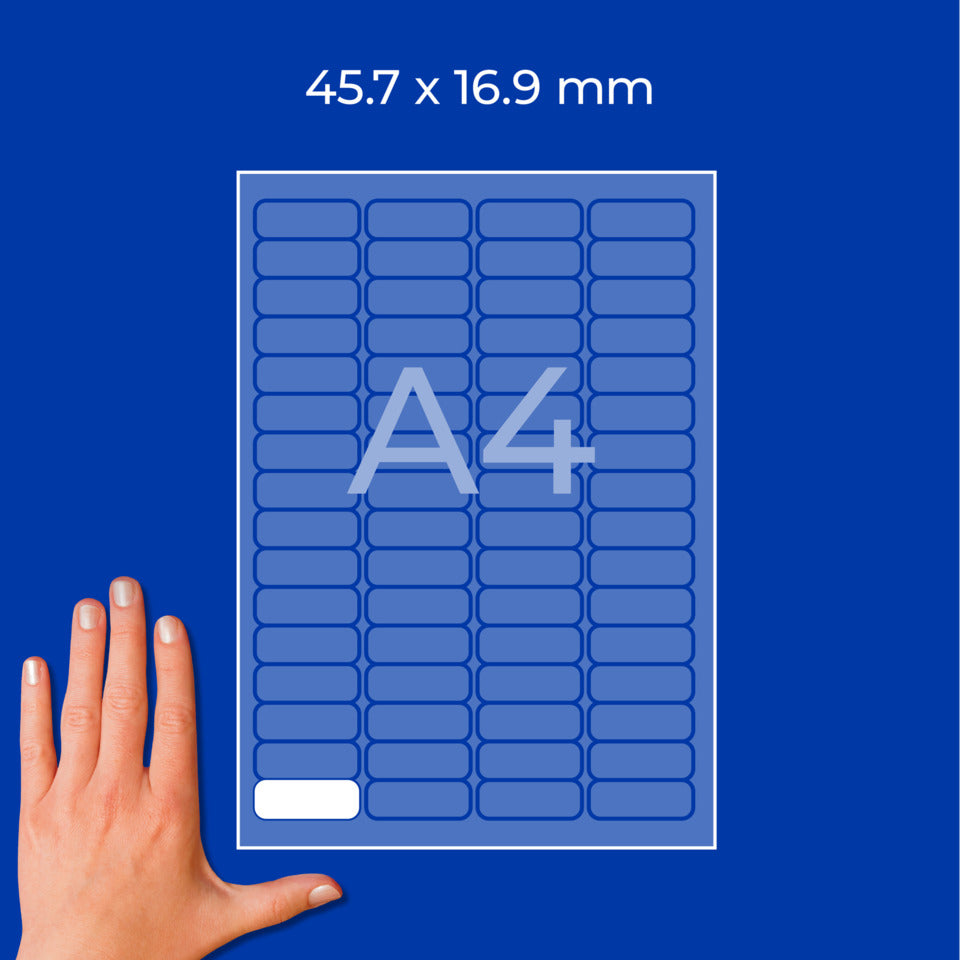 Sichtreiter-Etiketten, 45,7x16,9mm, 1600 Stück, weiß AVERY ZWECKFORM L6021REV-25 ZWECKFORM L6021REV-25 1600ST