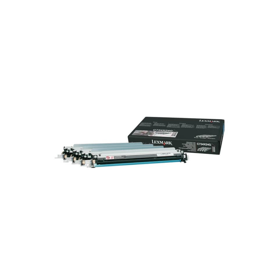 Trommeleinheit, 4 x 20.000 Stück, sw,c,m,y LEXMARK C734X24G