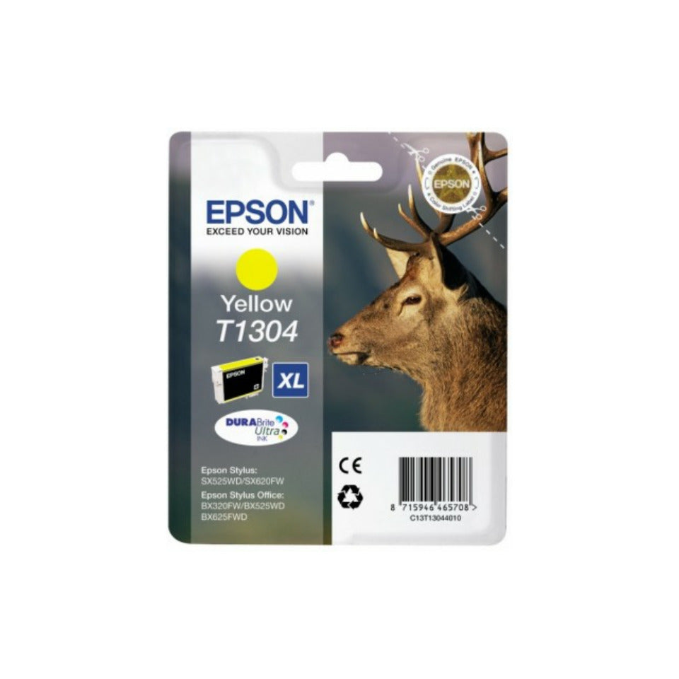 Inkjetpatrone T1304 yellow   10,1ml EPSON C13T13044012 EPSON C13T13044012 10,1ml