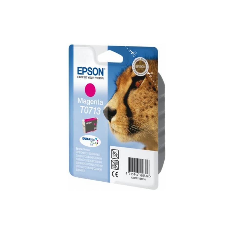 Inkjetpatrone T0713 magenta   5,5ml EPSON C13T07134012 EPSON C13T07134012 5,5ml