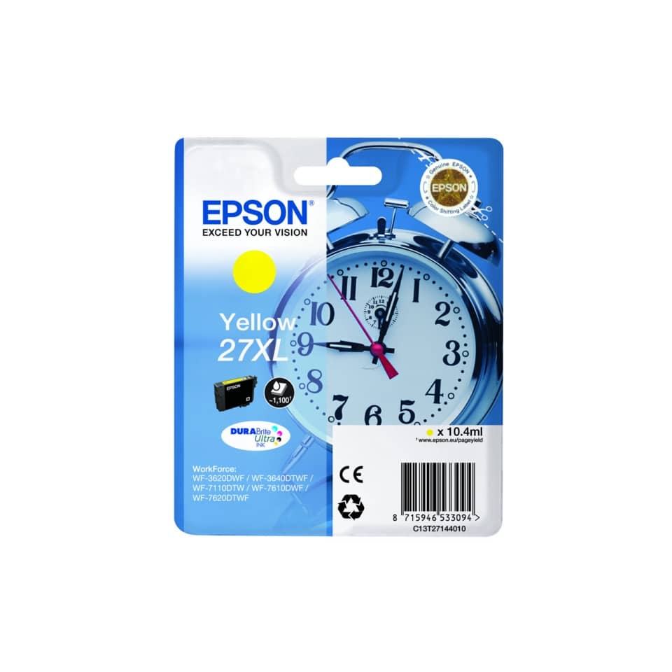 Inkjetpatrone Nr. 27XL yellow EPSON C13T27144012