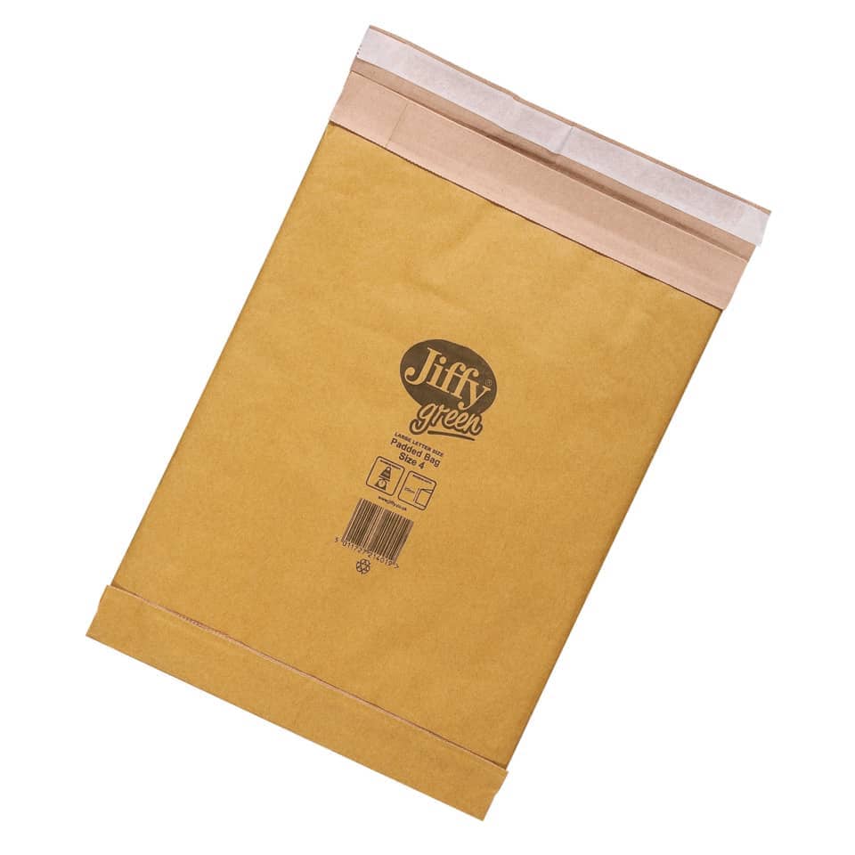 Polsterversandtasche, Typ 4, 240x343mm, braun JIFFY 30001314 30001314 für A4