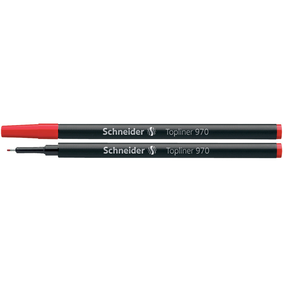 Feinlinermine Topliner 970, passend für Schneider 911, 0,4, rot SCHNEIDER 9702 SCHNEIDER SN9702 TOPLINER