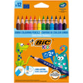 Farbstiftetui Kids ECOlutions EVOLUTION Triangle, sortiert, Kartonetui à 12 Stück BIC 82973511 BIC 82973511 12St sort.Evolution