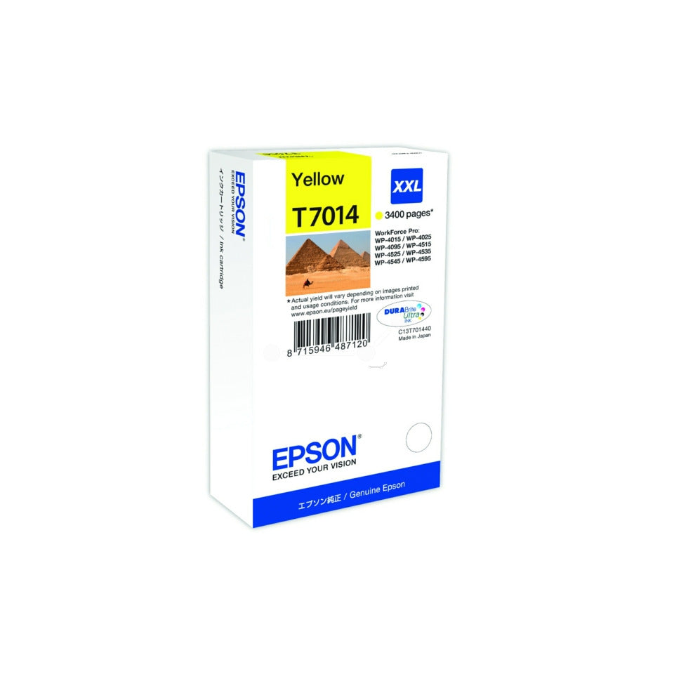 Inkjetpatrone T7014 yellow   HY XXL EPSON C13T70144010 EPSON C13T70144010 HY XXL