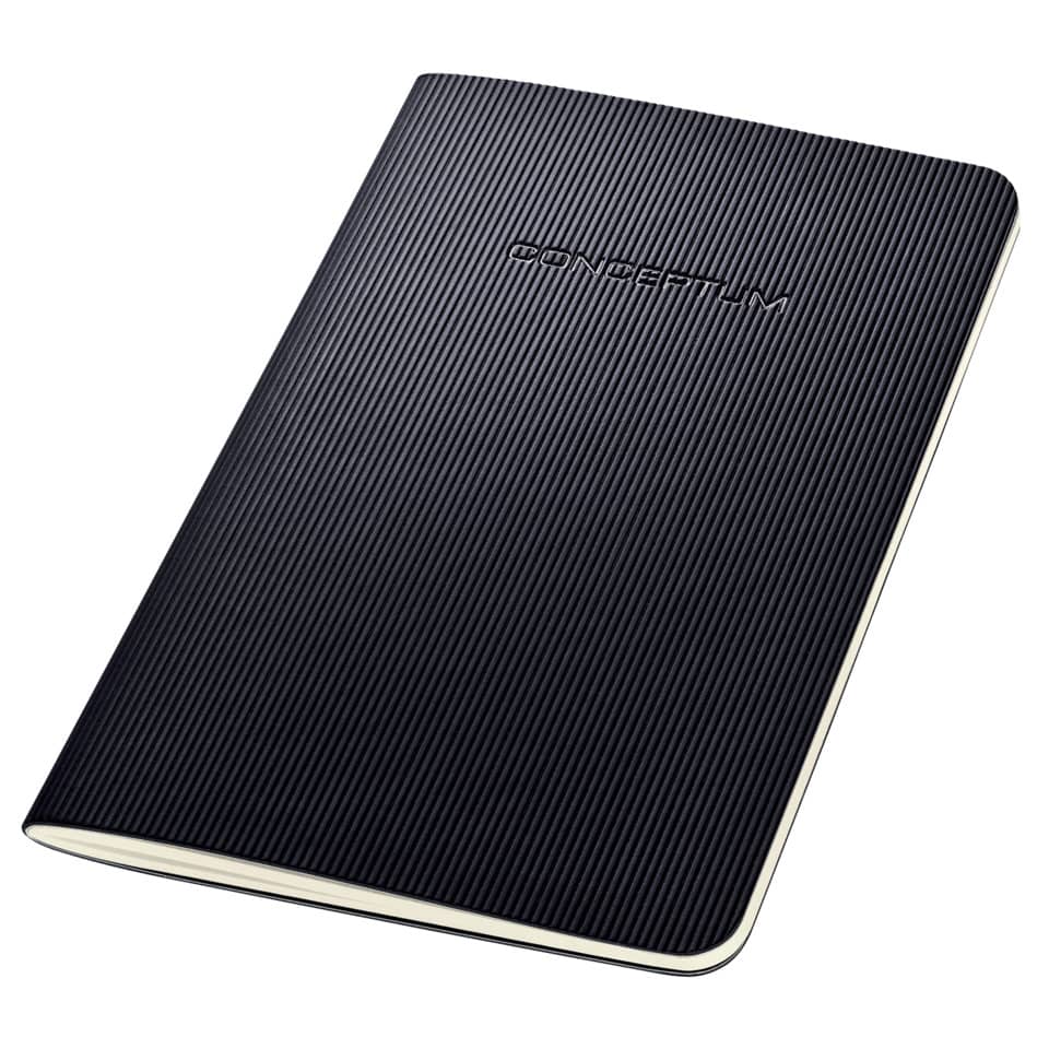 Notizheft Softcover, A6, kariert, schwarz CONCEPTUM CO864 CONCEPTUM CO864 Softcover