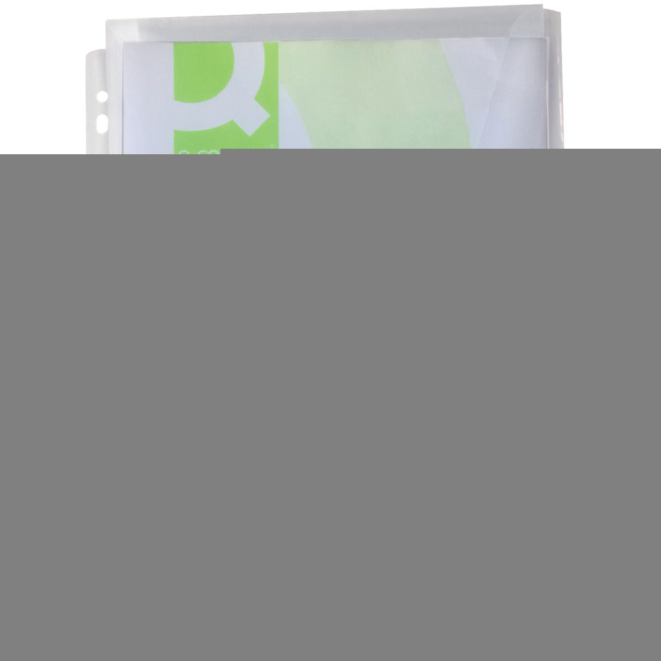 Aktentasche A4hoch mit Abheftleiste transparent Q-CONNECT KF16343 Q-CONNECT KF16343 mit Abheftleiste