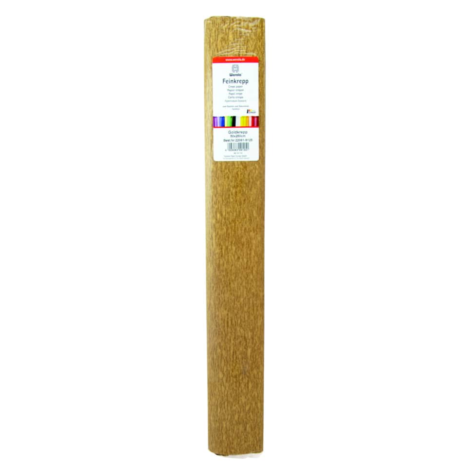 Krepppapier, 50x250cm, gold WEROLA 22061/9125 22061 9125
