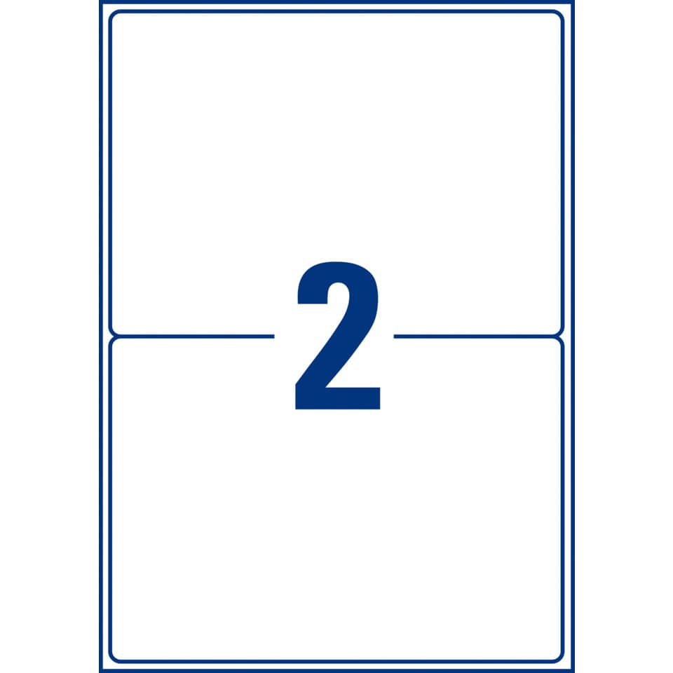 Versandetiketten, 199,6x143,5mm, 600 Stück, weiß AVERY ZWECKFORM 8018-300 ZWECKFORM 8018-300 600 Stück Versand