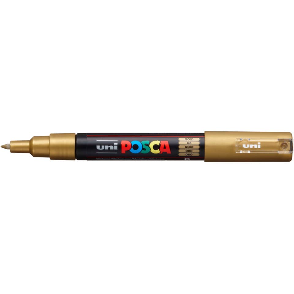 Pigmentmarker Uni Posca PC-1M, gold UNI-BALL 186781 UNI-BALL 186781 PC1MC