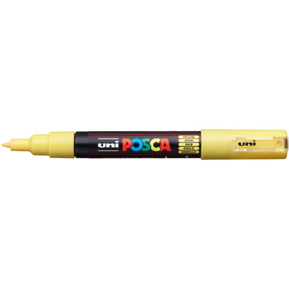 Pigmentmarker Uni Posca PC-1MC, gelb UNI-BALL 186707 UNI-BALL 186707 PC1MC