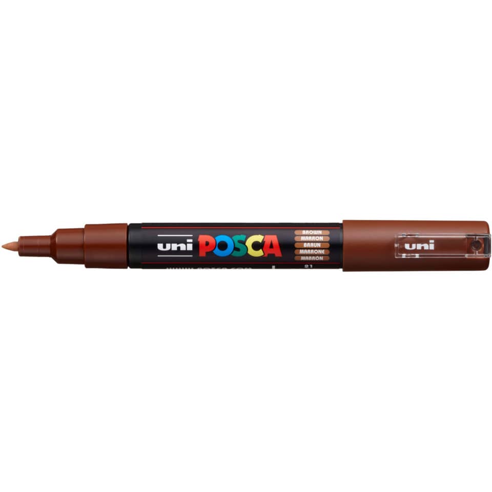 Pigmentmarker Uni Posca PC-1MC, braun UNI-BALL 186787 UNI-BALL 186787 PC1MC