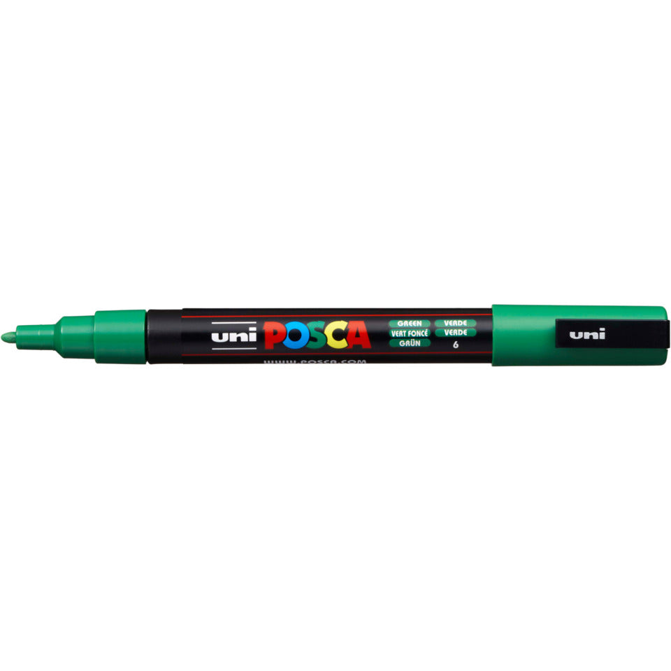 Pigmentmarker Uni Posca PC-3M, dunkelgrün UNI-BALL 186563 UNI-BALL 186563 PC-3M