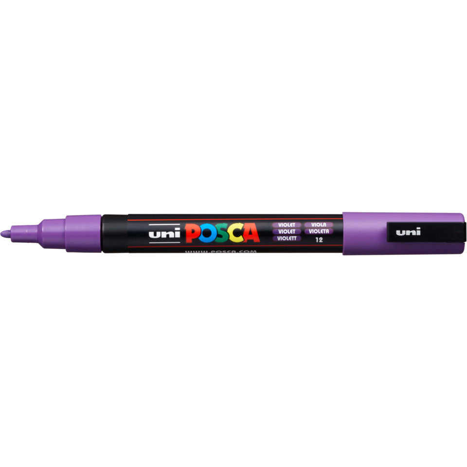 Pigmentmarker Uni Posca PC-3M, violett UNI-BALL 186534 UNI-BALL 186534 PC-3M