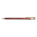 Gel-Tintenroller Dual Metallic Glitzer K110, 0,5mm, orange metallic gelb PENTEL K110-DFX