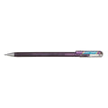 Gel-Tintenroller Dual Metallic Glitzer K110, 0,5mm, violett metallic blau PENTEL K110-DVX