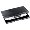 Visitenkarten-Etui, 20 Karten, Metall, matt schwarz SIGEL VZ134 SIGEL VZ134 91x56mm