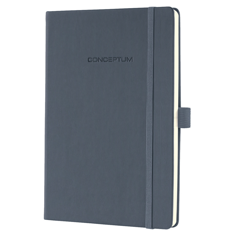 Notizbuch, ca.A5, Hardcover, kariert, dunkelgrau SIGEL CO658 CONCEPTUM CO658 Hardcover