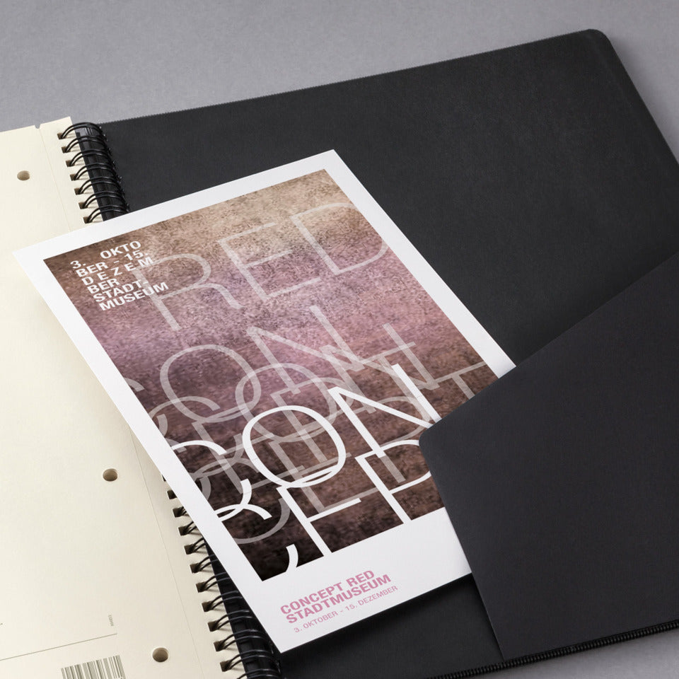 Collegeblock, A4, 160 Seiten, liniert, schwarz CONCEPTUM CO821 CONCEPTUM CO821 o.Reg. Hardcover