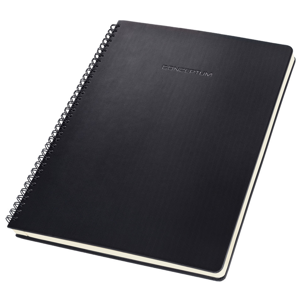 Collegeblock, A4, 160 Seiten, liniert, schwarz CONCEPTUM CO821 CONCEPTUM CO821 o.Reg. Hardcover