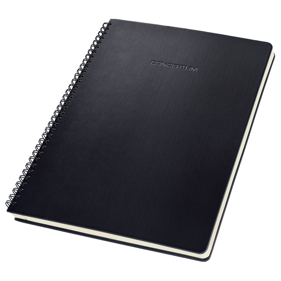 Collegeblock, A4, 160 Seiten, liniert, schwarz CONCEPTUM CO821 CONCEPTUM CO821 o.Reg. Hardcover
