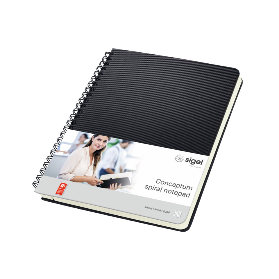 Collegeblock, A5, 160 Seiten, liniert, schwarz CONCEPTUM CO823 CONCEPTUM CO823 o.Reg. Hardcover