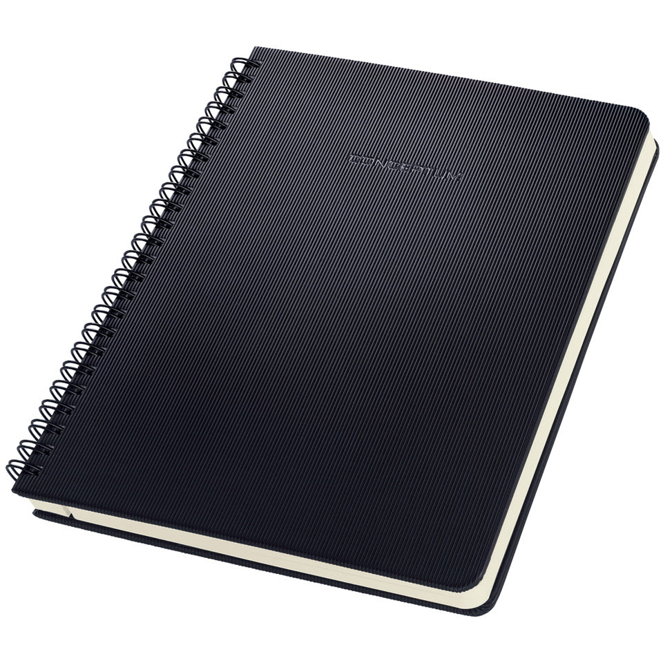 Collegeblock, A5, 160 Seiten, kariert, schwarz CONCEPTUM CO822 CONCEPTUM CO822 o.Reg. Hardcover