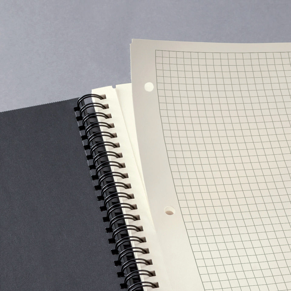 Collegeblock mit Register, A4, 160 Seiten, kariert, schwarz CONCEPTUM CO840 CONCEPTUM CO840 mit Reg. Hardcover