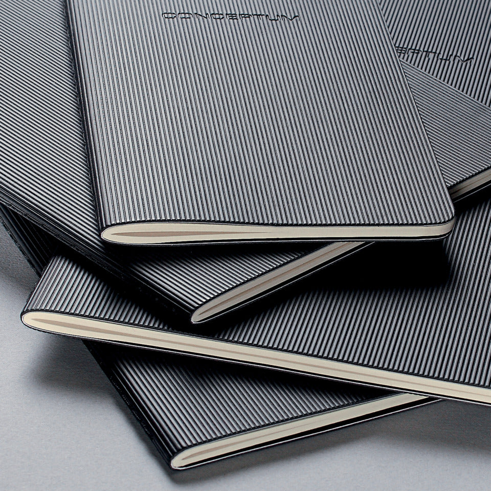 Notizheft Softcover, A4, kariert, schwarz CONCEPTUM CO860 CONCEPTUM CO860 Softcover